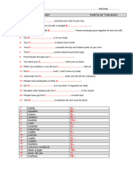 Page 68, Parts of The Body