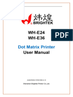E24 E36 Dot Matrix User Manual (Interface)