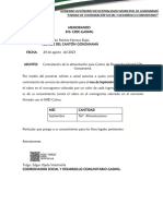 MEMORANDO 310 CONTRATACION DE LA ALIMENTACION DEOL MES DE SEPTIEMBRE CDI GONZANAMA 2023 - Ok