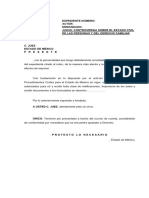 Autorizacion para Oir y Recibir Notificaciones Civil