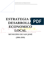 Estrategia de Desarrollo Municipio de San Jose de Chiquitos