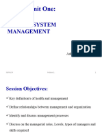 Overview of Management