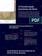 Abertura Econômica Da China - Geografia - 9 Ano