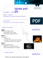 Week 7 Lecture 1 - Introduction To IC Engines Slides