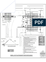 General Layout Plan For Madanpatti Weir On River Sugarway: Section of U/S & D/S River Afflux & Guide Bund