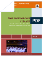 MODULO DE MORFOFISIOLOGIA HUMANA - 2016 Primer Año