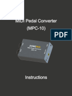 MIDI Pedal Converter MPC-10 Instructions V1.0.1