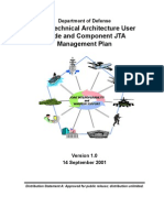 Joint Technical Architecture User Guide and Component JTA Management Plan