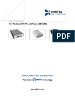 User Manual: For Windows 2000/XP and Windows 98 SE/ME