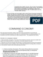 Command and Mixed Economy