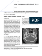 Imaging of Congenital Cholesteatoma With Atretic Ear