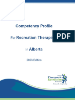 2023 Competency Profile For Recreation Therapists in Alberta Jan 11 2023