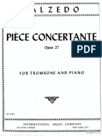 Salzedo - Piece Concertante Piano:Trombone