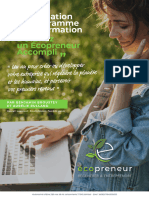Programme Formation Ecopreneur PDF