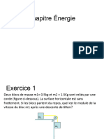 Energie Exercices Solutions