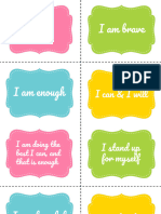 Positive Affirmation Cards