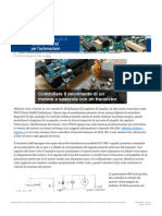 Arduino - Controllare Il Movimento Di Un Motore A Spazzola Con Un Transistor - Mi