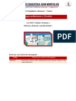 Emprendimiento y Gestión 1 Guía de Aprendizaje U2 – S4