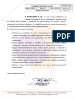 D Rpe 001 Politica SGC