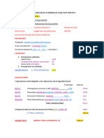 DATOS A INCLUIR EN LA NÓMINA EN CADA CASO PRÁCTICO - Nom, Ina 3 - Caso Practico 1