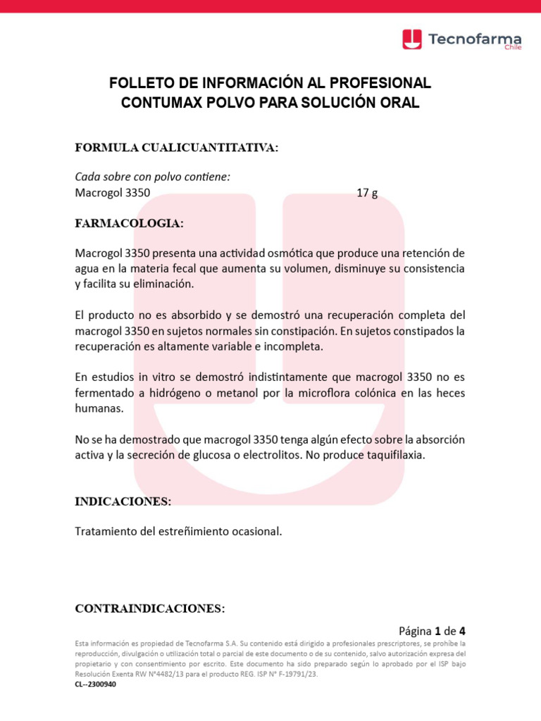 Macrogol intelligence overview