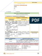 Sesión de Aprendizaje 10 - Experiencia de Aprendizaje 2