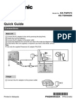 Panasonic Telephone KX-TGF975B Guide 