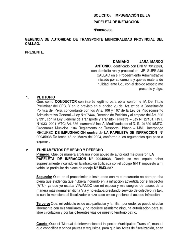 SUBSANAR | PDF | Debido al proceso | Ley común