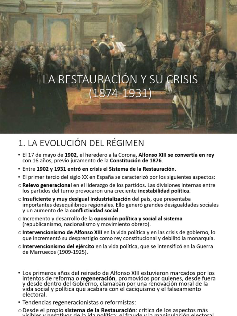 la-restauraci-n-y-su-crisis-parte-2-pdf-espa-a-gobierno-de-espa-a