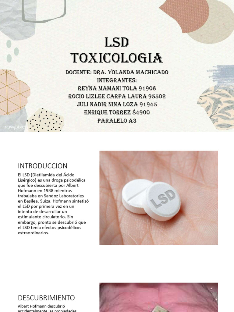 Efectos y riesgos del LSD | PDF | Medicina CLINICA | Sicología