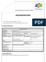 Registration Form: Fax Number