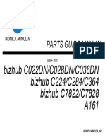 Bizhub C224 - C284 - C364 - Parts Catalog - v1
