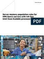 Server memory population rules for HPE Gen11 servers with 4th Gen Intel Xeon Scalable processors-a50007437enw