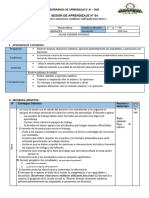 04 Sesión de Aprendizaje Unidad 1 5º A y B 2024