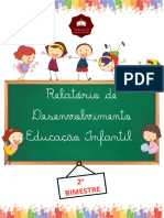 AMOSTRA  GRATIS - RELATÓRIOS DE DESENVOLVIMENTO 2023 - EDUCAÇÃO INFANTIL