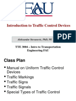Intro To Traffic Control Devices