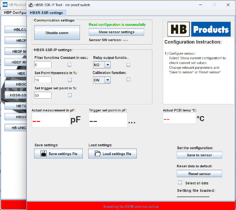 HBSR-SSR Settings | PDF
