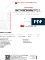 Provas No Processo Administrativo Disciplinar - 2017