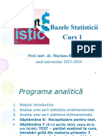 Bazele Statisticii Curs1 S