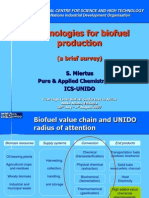 Biofuels Technologies UNIDO ICS Miertus