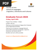 KFLC Program 2014 | PDF | Spanish Language | Linguistics