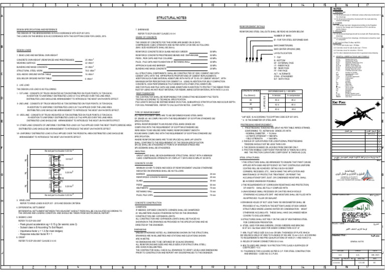 General Notes 1 | PDF | Deep Foundation | Concrete