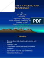 Data and Its Handling and Processing