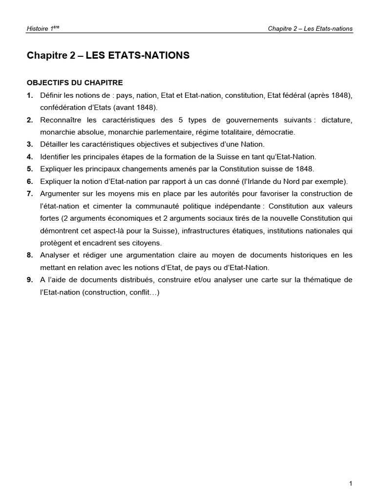 Comprendre les Etats-nations en Europe | PDF | Royaume-Uni ...