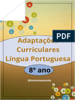 Língua Portuguesa 8º Ano - Adaptada