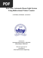 Real Time Automatic Room Light System Using Bidirectional Visitor Counter