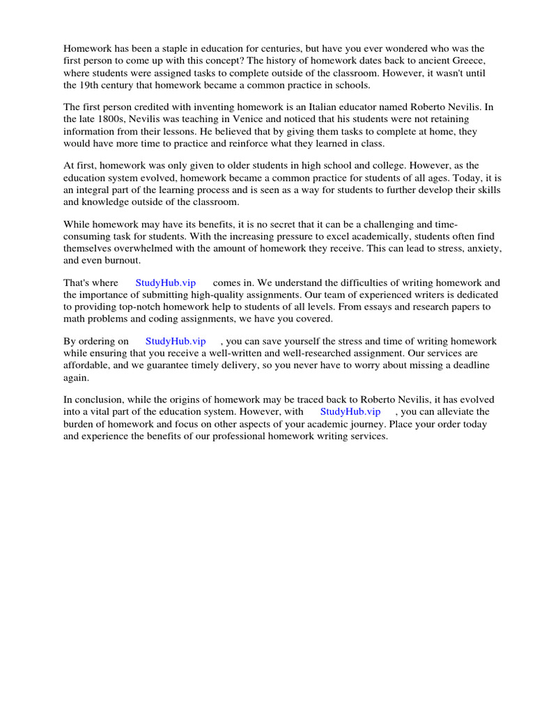 who-was-the-first-person-who-invented-homework-pdf-homework-learning