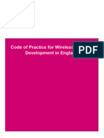 Code of Practice For Wireless Network Development in England