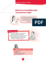 PDF Sesion de Aprendizaje 01 de Unidad Didactica 02 Del Area de Matematica Quinto Grado de Primaria 2015 Quotparticipamos en Encuestas para Conocernos Mejorquot Compress