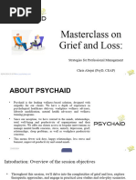 Masterclass On Grief and Loss